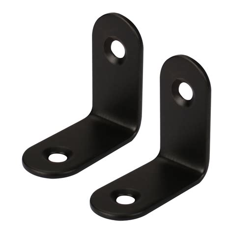 black metal l bracket|small black angle bracket.